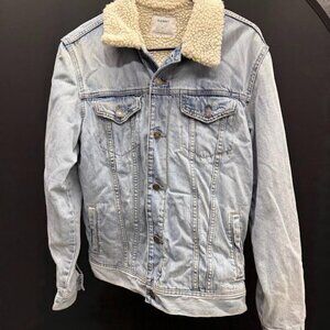 Old Navy Sherpa Lined Denim Jacket